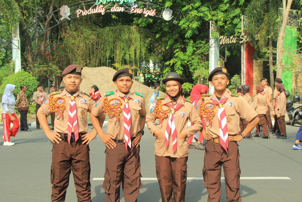 PRAMUKA PURWAKIRANA BERANGKATKAN PESERTA RAIMUNA DAERAH